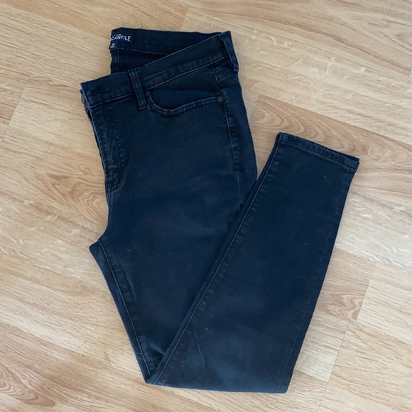 J Crew High-Rise Black Skinny Jean-Size 32 - Picture 2 of 5